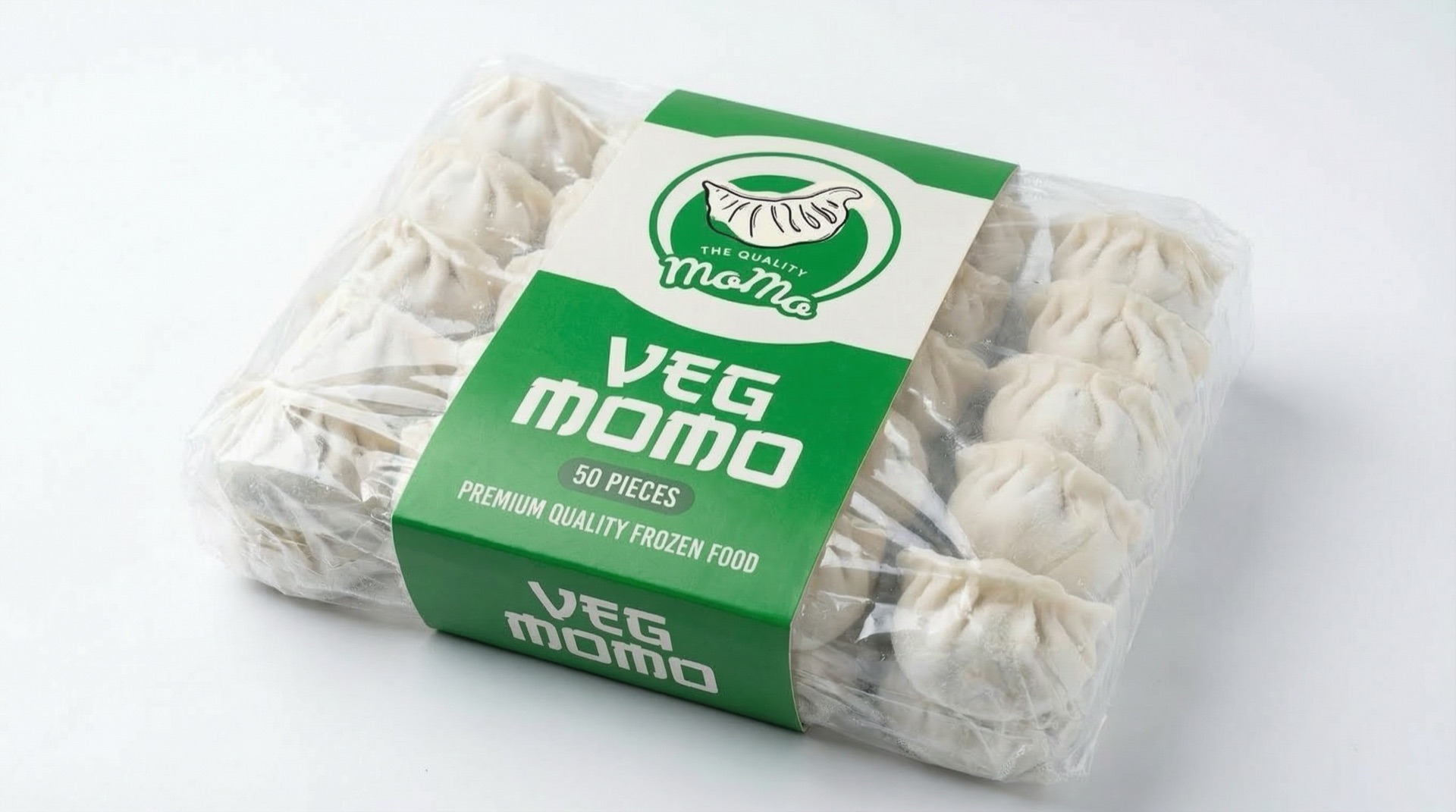 Frozen veg momo packet 50 pieces Kathmandu Nepal
